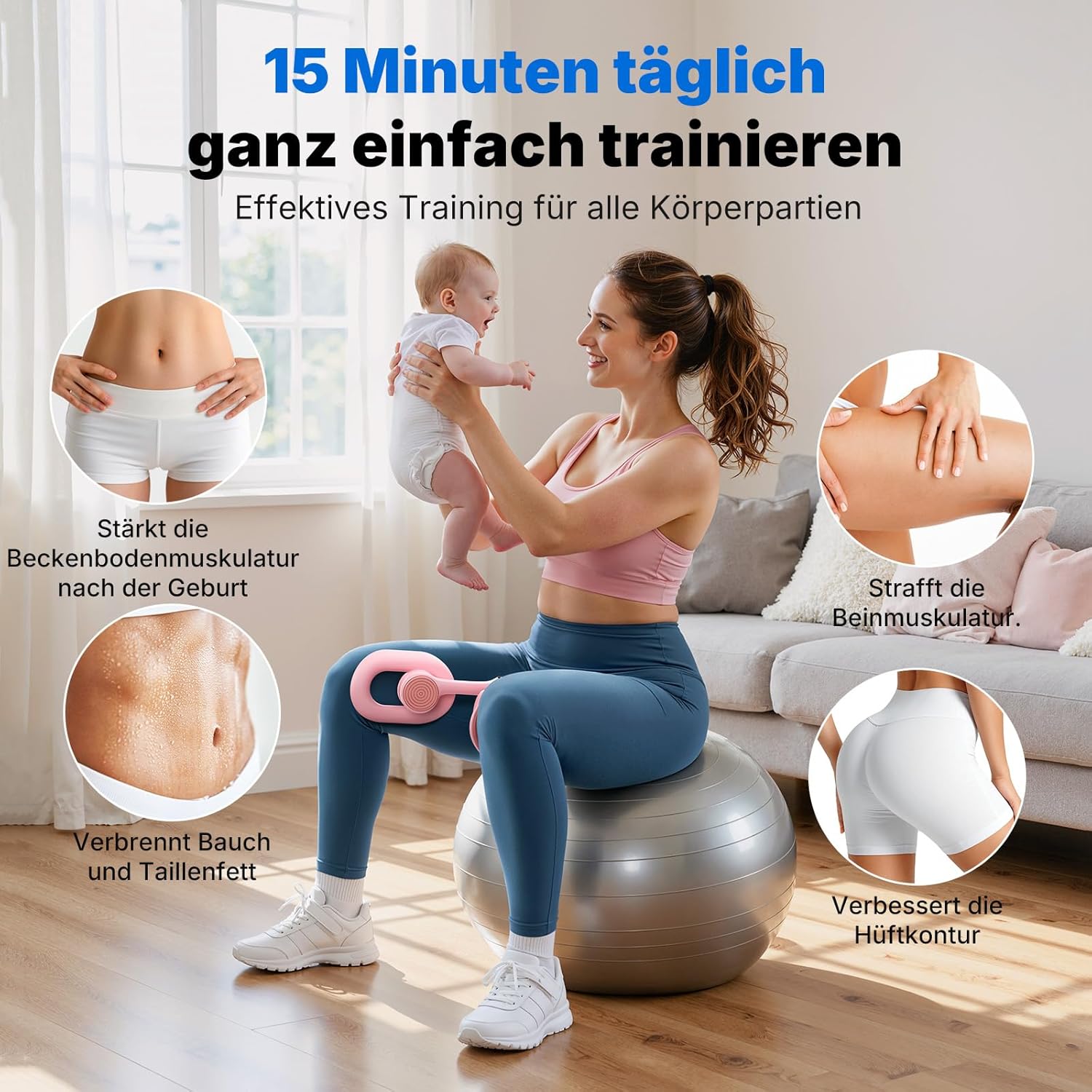 Premium Beckenboden-Trainer mit intelligentem Zähler